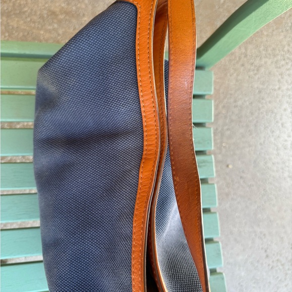 Michael Kors Blue and Brown Shoulder Bag - Picture 4 of 16